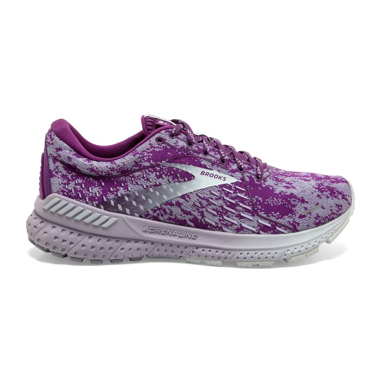 Brooks ADRENALINE GTS 21 Road Running Shoes Womens Sale - Purple/Wood Violet/Lavender/Blue (LWT69472